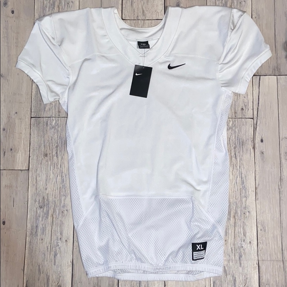 Nike white men's athletes jersey
